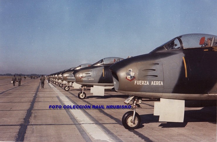 Fotos de la Fuerza Aérea Argentina Sabre-f-86-f