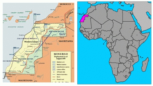El Frente Polisario del Sahara Occidental. Sahara-occidental-polisario